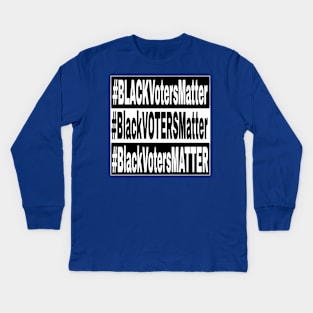 Black Voters Matter - Front Kids Long Sleeve T-Shirt